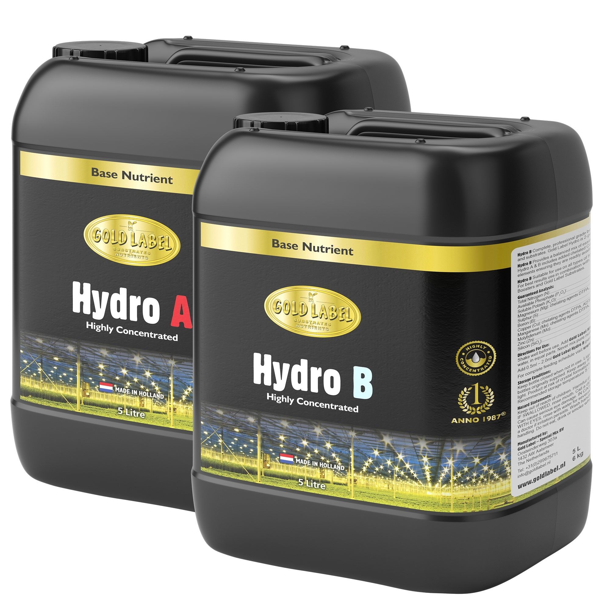 1f8b5475baea8638cf0756fb6bd7ae4bb215fbc8 Gold Label Hydro A & B 10L