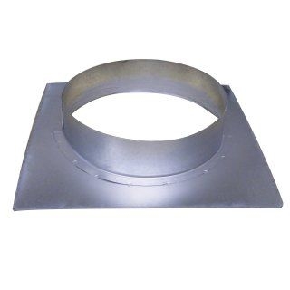 ca140e1bc8ad6091cf6589fff03675265db6bba0 Wandflansch, 160 mm, Metall, eckig