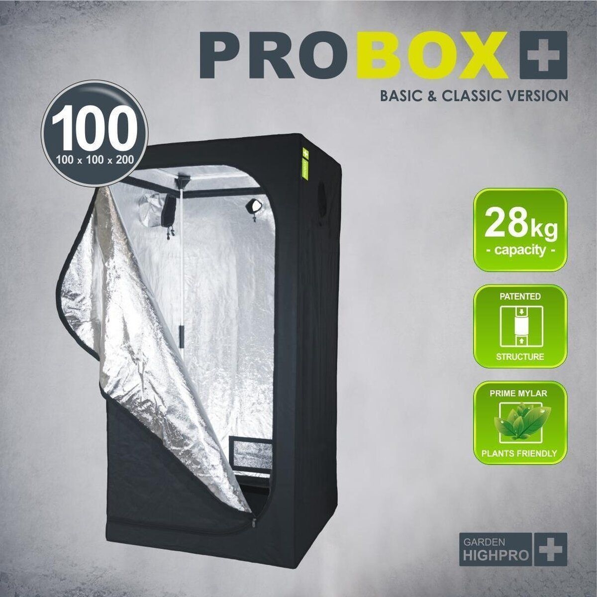 a0628e5d0b3a5e1ea3c16752fb64020144082daa GHP Probox Growzelt 100 PL 100x60x160 cm