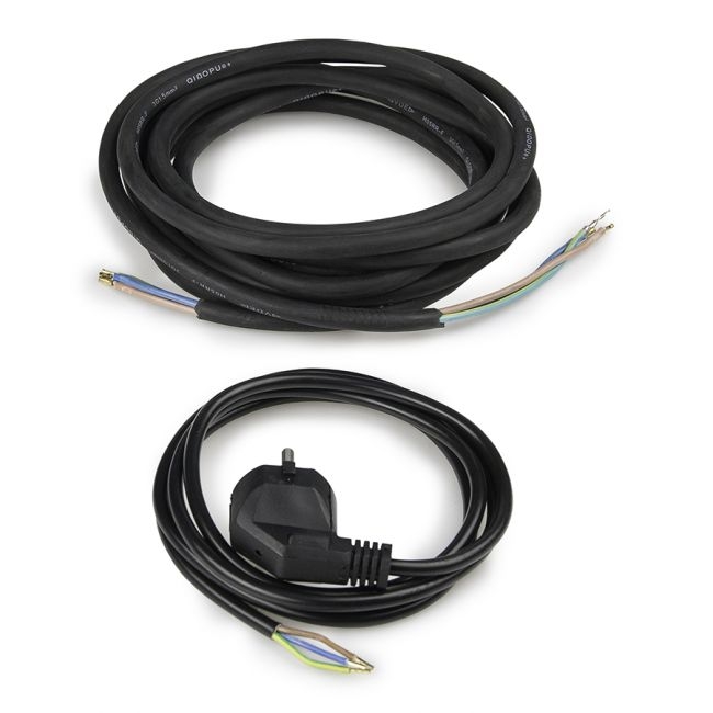 fe3ab93f9af89d39561dba682d625cc43fa594a2 Netzstecker (Set) 1,5 m + 4 m flexibles Feuchtraumkabel