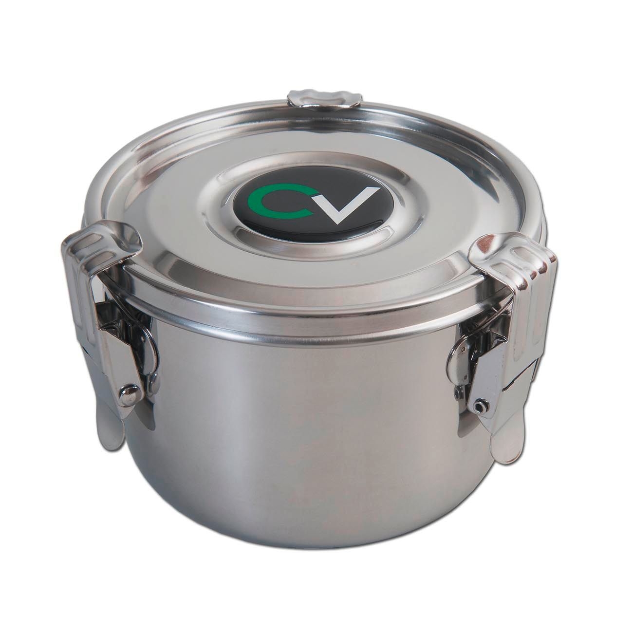 3439b8656b3cc9b74d8d8fc6966c24f6df851497 CVault Edelstahlcontainer 4,0Liter