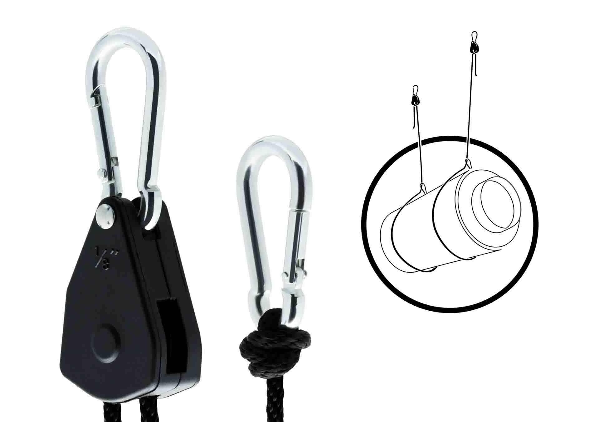 05201ab04b55ad349e2e6635d01482b850c12ee7 GHP Light-Hanger(Pro Hanger) 68kg kl. Karabiner