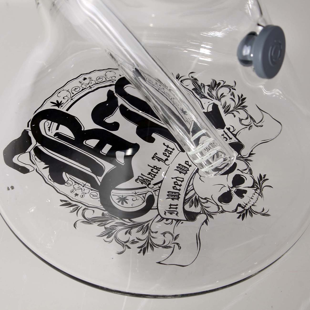 Black Leaf Beaker Icebong  2x Ufoperkolator (grün h470mm)