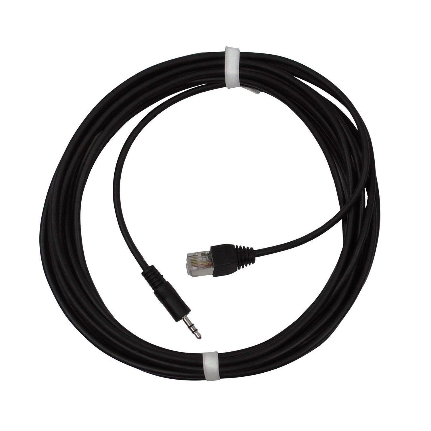 9f1e0a367d5d04dbebcfb5604790bb1d21765fbf GrowControl RJ45 Kabel auf Klinke 3,5mm Schwarz 5m