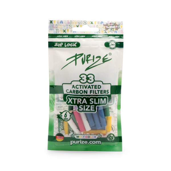 PURIZE XTRA SLIM  Ø 6mm x 27mm (33er PE-Beutel) Mix