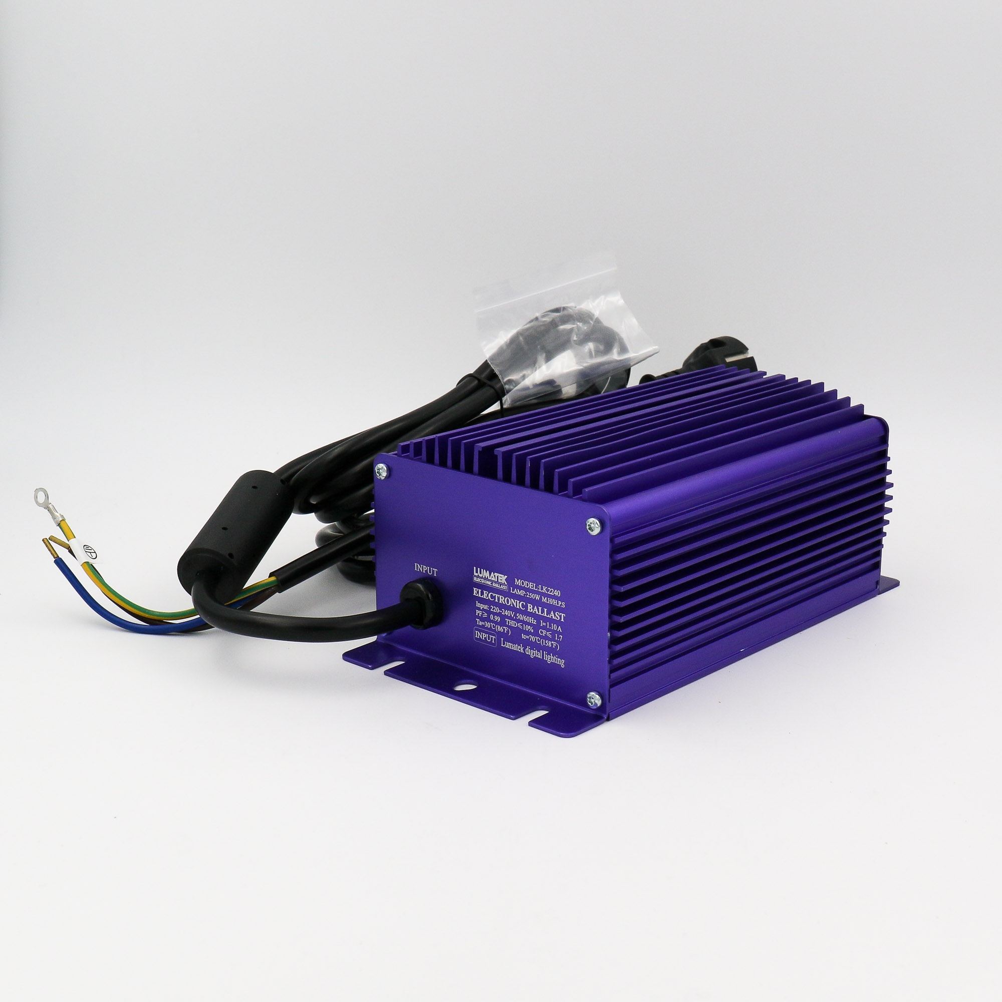 Lumatek Vorschaltgerät 250 Watt 240 V, digital, dimmbar Lumatek Vorschaltgerät 250 Watt 240 V, digital, dimmbar
