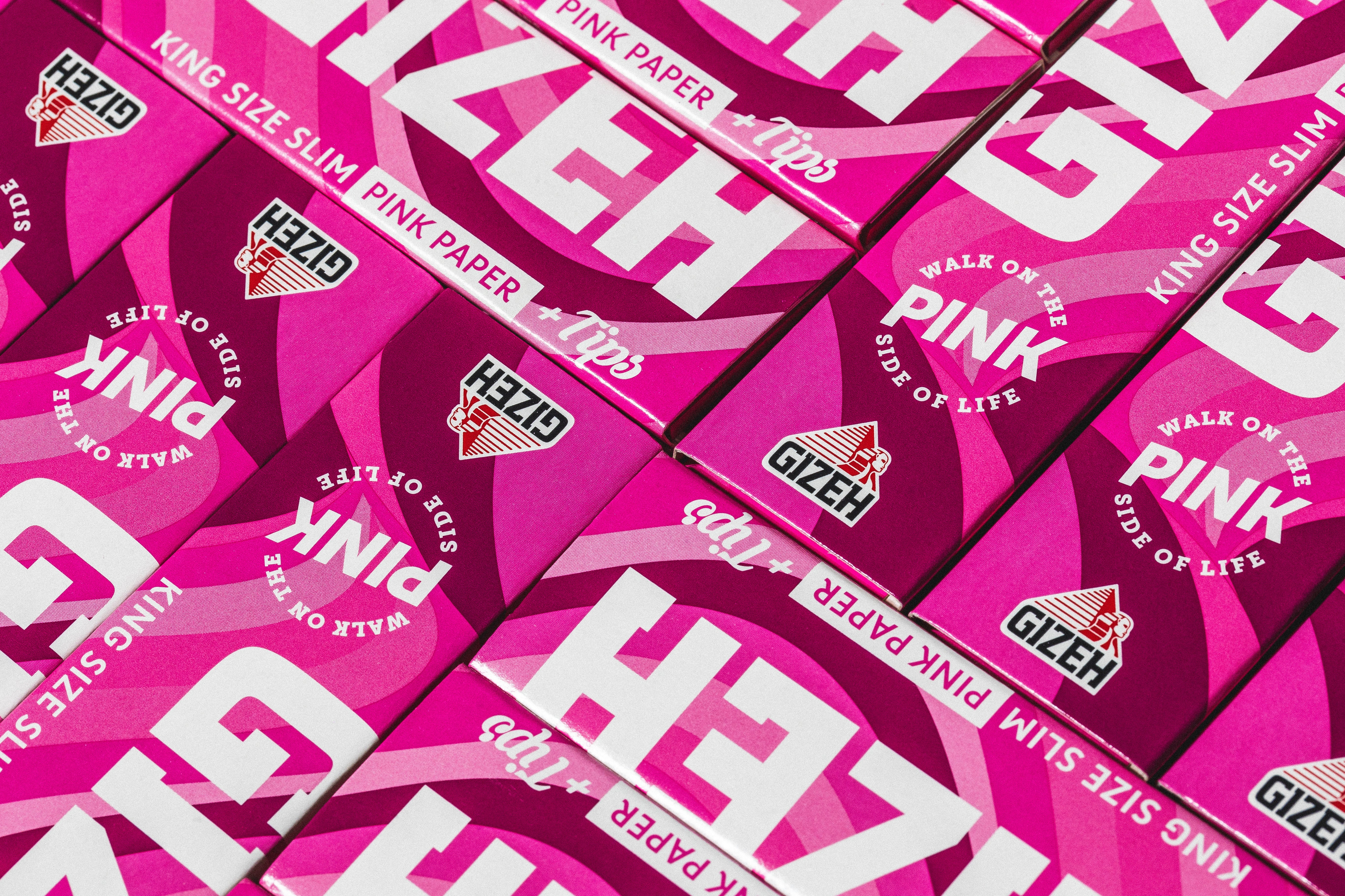 GIZEH All Pink King Size mit Tip GIZEH All Pink King Size mit Tip