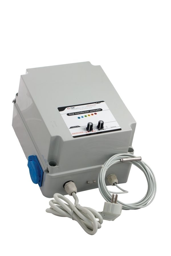 e68a65f246520989b05af5205fe5dbf6e4f32335 GSE 6 stufen Trafo Temperatur, 8 Amp 1 FAN