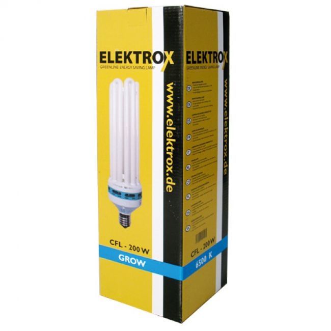 329e1f4839afc2eddfdd1c63a1844fdfa8776100 Energiesparlampe Elektrox 200 W 6500 K Wuchs