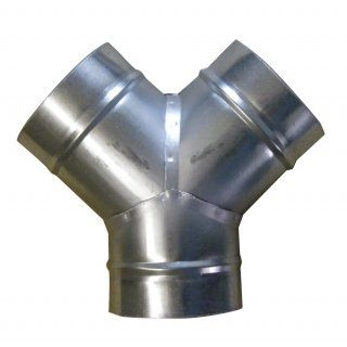 74725a8194ab4a8c8ae029d050fa120ad6841240 Y-Stück mit drei 250 mm Anschlüssen