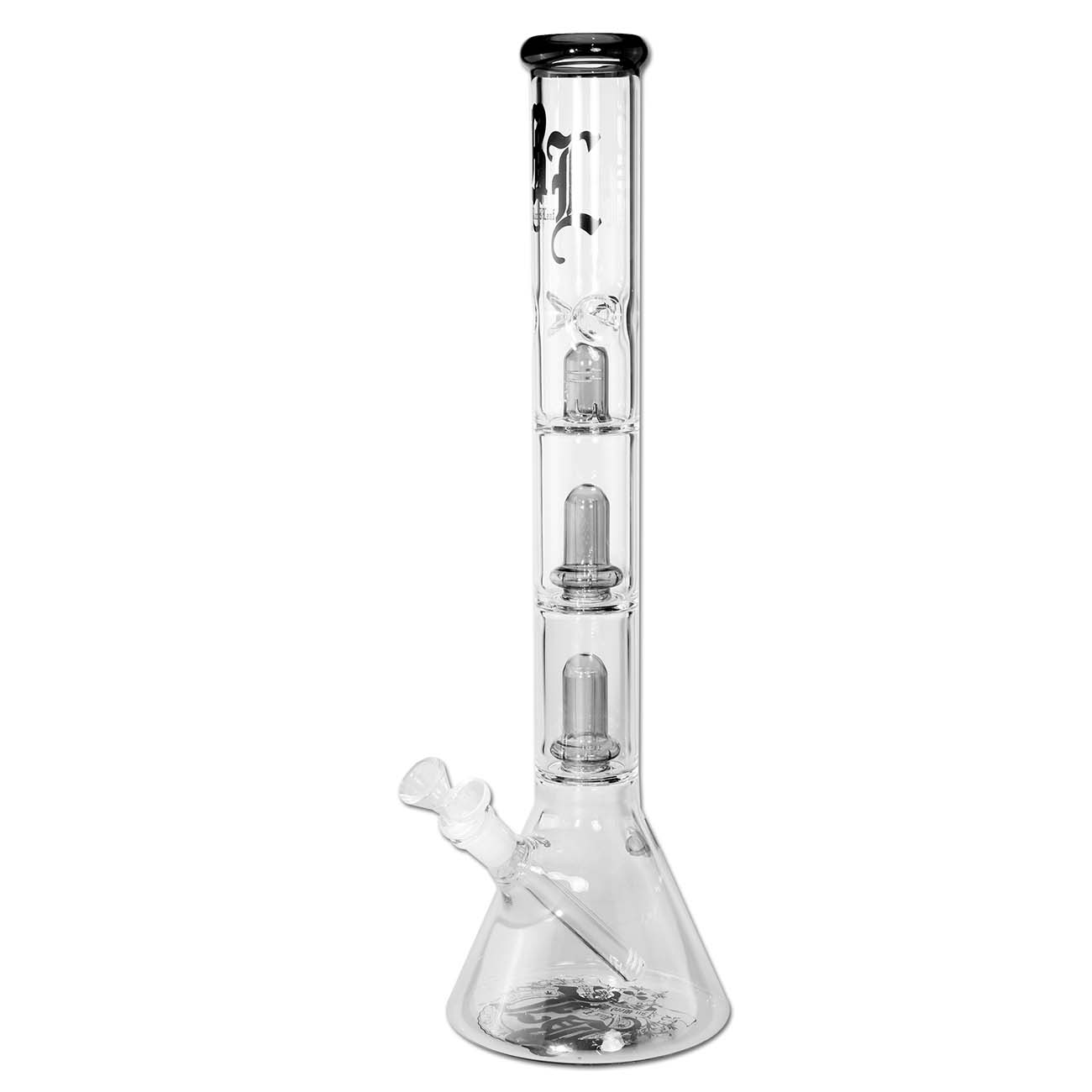 Black Leaf Beaker Icebong  2x Ufoperkolator (grün h470mm)
