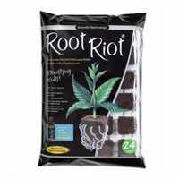 Root Riot organische Anzuchtwürfel Tray mit 24 Stk.